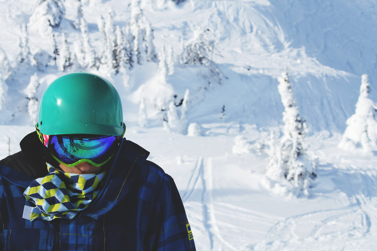 snow Boarder On Snowy Mountain by Shopify Partners