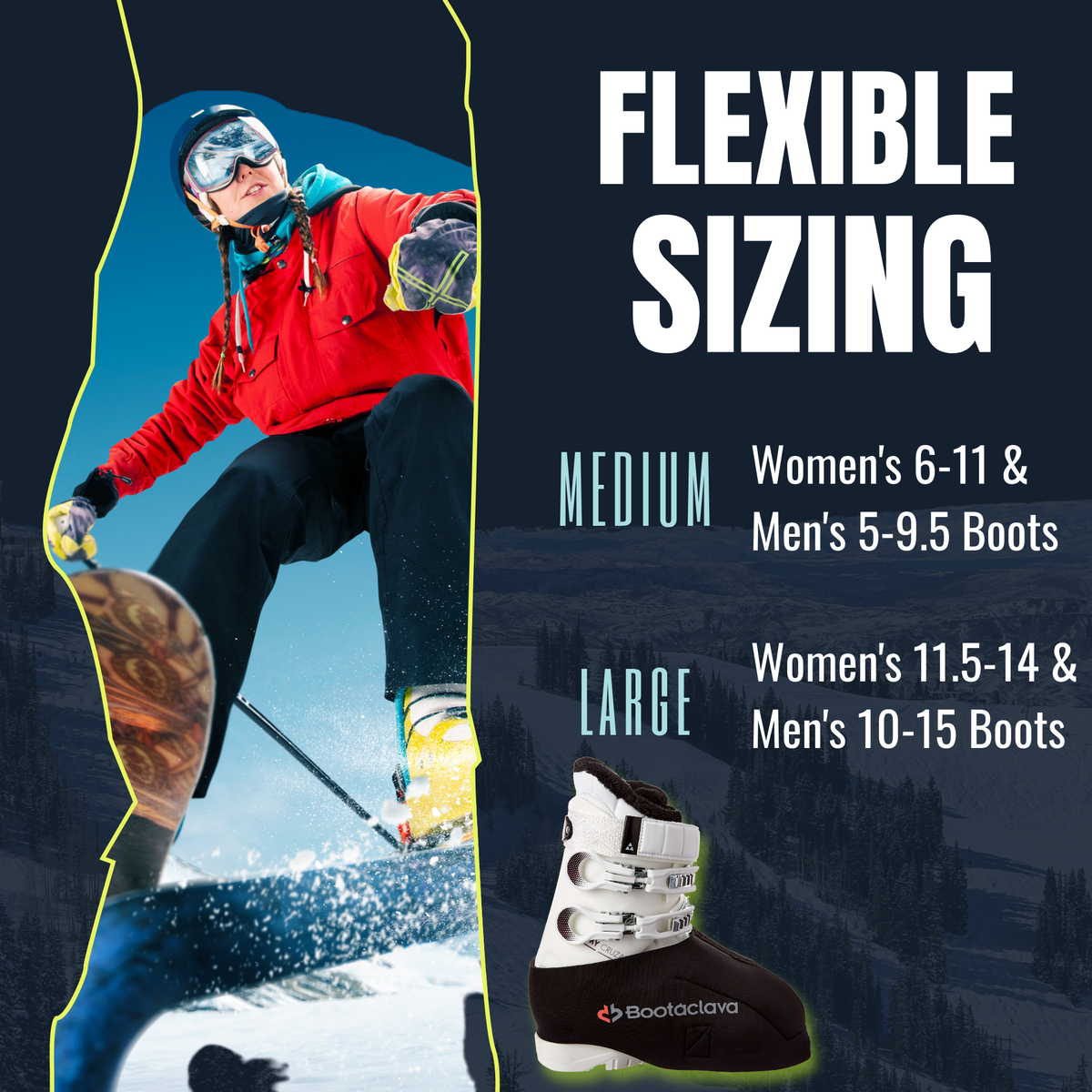 Bootaclava® Neoprene Ski Boot Warmers